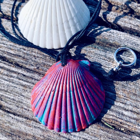 Jewelry - 🐚🌟 Shimmery Tropical Seashell Necklace
